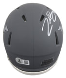 Eagles Zack Baun Authentic Signed Slate Speed Mini Helmet BAS Witnessed