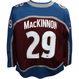 Nate MacKinnon Autographed/Signed Colorado Avalanche Jersey BAS 42021