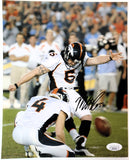 Matt Prater Autographed Denver Broncos 8x10 Photo JSA COA