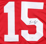 Tommie Frazier Signed Nebraska Cornhuskers Jersey (JSA) 1994 & 1995 Champion Q.B