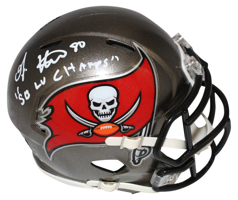 Oj Howard Signed Tampa Bay Buccaneers SB Champs Mini Helmet Beckett 40506