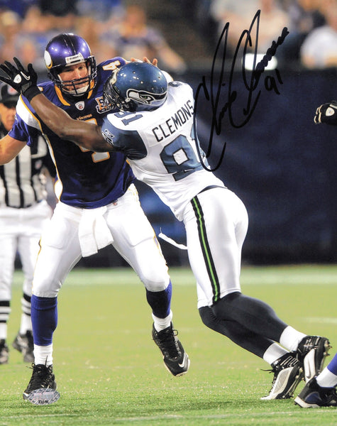 Chris Clemons Autographed Signed 8x10 Photo Seattle Seahawks MCS Holo #63342