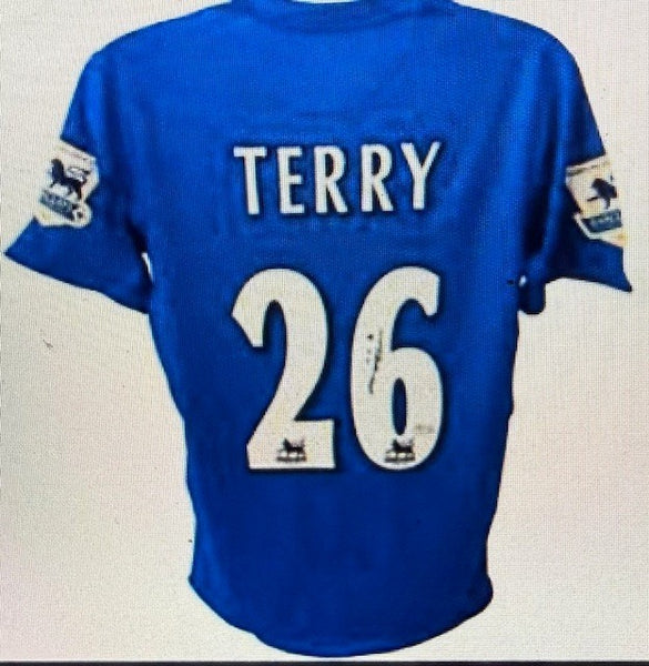 John Terry Signed Chelsea Football Club Jersey (Beckett) Centre-Back 1995-2017