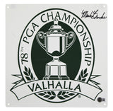 Mark Brooks Signed 12.5x12.5 78th PGA Championship Valhalla Sign BAS #BU55063