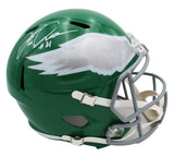 Eric Allen Signed Philadelphia Eagles Speed Full Size Kelly Green NFL Helmet