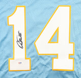 Dan Fouts Signed San Diego Chargers Jersey (PSA) 6xPro Bowl Q.B. 254 TD's