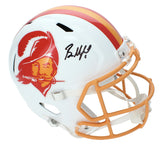 Baker Mayfield Autographed Buccaneers Full Size Throwback Helmet Beckett