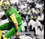 Marcus Mariota Autographed Framed 20x24 Canvas Photo Oregon Heisman MM 208737