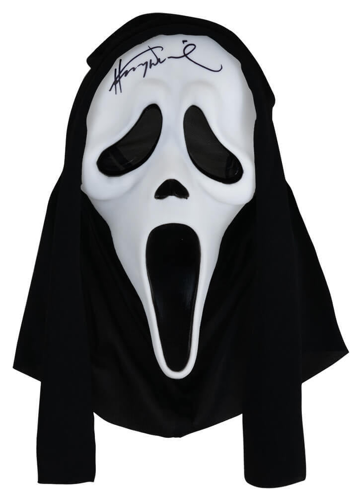 Henry Winkler Signed Ghostface Scream Movie Costume Mask - (SCHWARTZ C ...
