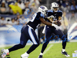 MARCUS MARIOTA & DEMARCO MURRAY AUTOGRAPHED 16X20 PHOTO TITANS PSA/DNA 113554