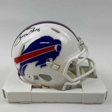 Autographed/Signed Thurman Thomas Buffalo Bills Mini Helmet Beckett BAS COA