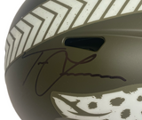 TREVOR LAWRENCE Autographed STS Military Seal Visor Authentic Helmet FANATICS