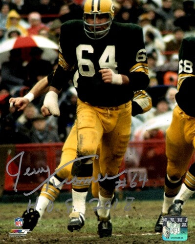 Packers SB Champ JERRY KRAMER Signed 8x10 Photo #2 AUTO w/ "HOF '18"