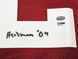 ALABAMA MARK INGRAM AUTOGRAPHED SIGNED RED JERSEY "HEISMAN 09" PSA/DNA 216944