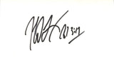 Neil Lomax Autographed St Louis Cardinals Index Card Beckett 45324
