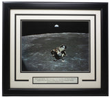 Lunar Module with Armstrong and Aldrin Framed 11x14 NASA Photo