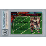 Brett Favre Autographed 1991 Stadium Club 94 HOF Slab Trading Card Beckett 50614
