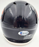 KHALIL MACK AUTOGRAPHED CHICAGO BEARS MINI HELMET BECKETT BAS STOCK #148626