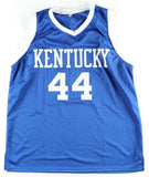 Dan Issel Signed Kentucky Wildcats Blue Jersey (JSA COA) Denver Nugget All Star