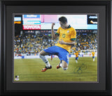 Brazil Neymar Jr. Authentic Signed 16x20 Framed Photo PSA/DNA #Y07344