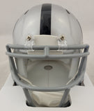 AIDAN O'CONNELL SIGNED RAIDERS SPEED MINI HELMET BECKETT QR