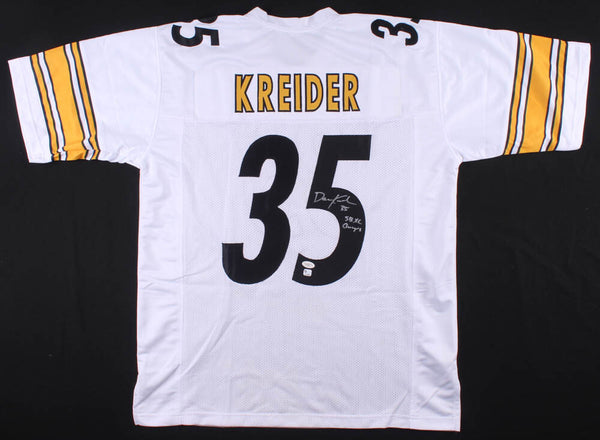 Dan Kreider Signed Pittsburgh Steelers Jersey Inscribed "SBXL Champs" (JSA QR)