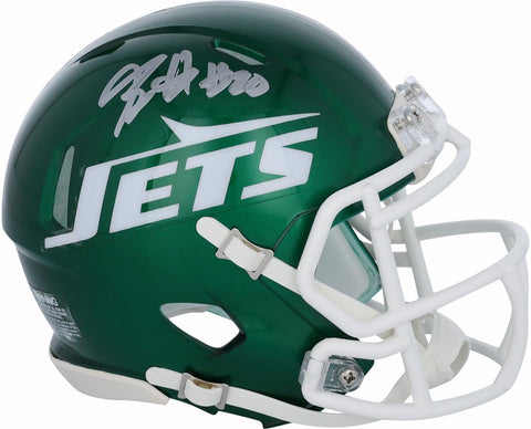 Breece Hall New York Jets Autographed Riddell 2023 Alternate Speed Mini Helmet