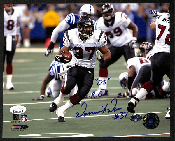 Domanick Williams Signed/Autographed 8x10 Photo Houston Texans JSA 196222