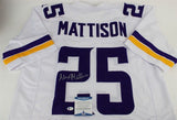 Alexander Mattison Signed Minnesota Vikings Jersey (Beckett COA) 2019 3rd Rnd Pk