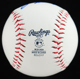 John Rocker Signed Rawlings Atlanta Braves Logo Baseball (Playball Ink)