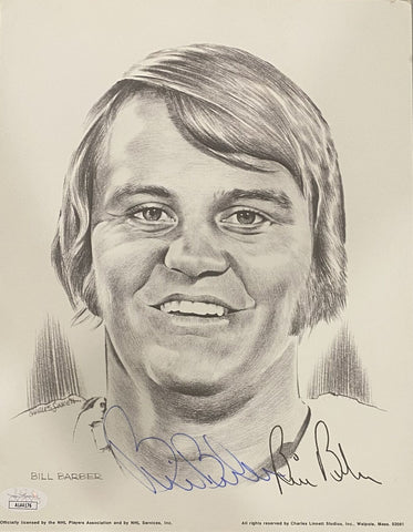 Bill Barber Signed 8x10 Philadelphia Flyers Photo JSA AL44176