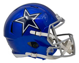 Trevon Diggs Signed Dallas Cowboys Full Size Flash Speed Replica Helmet JSA