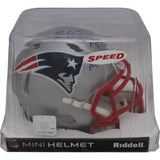 Richard Seymour Autographed New England Patriots Mini Helmet HOF Beckett 46944