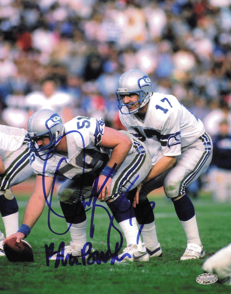 Dave Krieg Autographed Signed 8x10 Photo Seattle Seahawks MCS Holo #63486