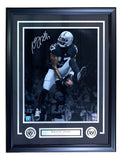 Davante Adams Signed Framed 16x20 Las Vegas Raiders Black Jersey Photo BAS ITP