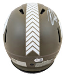 Rams Jared Verse & Braden Fiske Signed STS Full Size Speed Proline Helmet BAS W