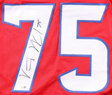 Vince Wilfork Signed New England Patriots Pro Cut Jersey (Beckett) 2xS.B. Champ
