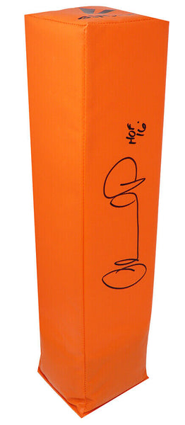 Orlando Pace (Rams) Signed Orange Endzone Pylon w/HOF'16 (Schwartz Sports COA)