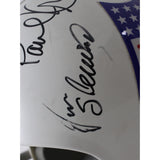 Blanda Brodie Krause +10 Autographed NFL Alumni F/S 2-Bar Helmet Beckett 55421