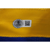 Marshall Faulk Autographed XL Pro Style TB Blue Jersey Beckett Witness 49285