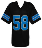 Penei Sewell Signed Black Alternate Custom Football Jersey - (BECKETT COA)