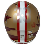 Christian McCaffrey Autographed "23 OPOY" FSM Ripped 49ers Speed Helmet Fanatics
