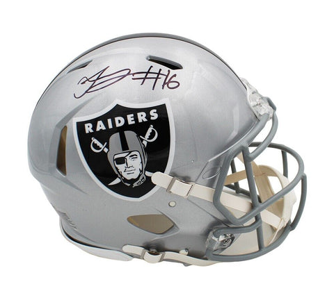 Jakobi Meyers Signed Las Vegas Raiders Speed Authentic NFL Helmet