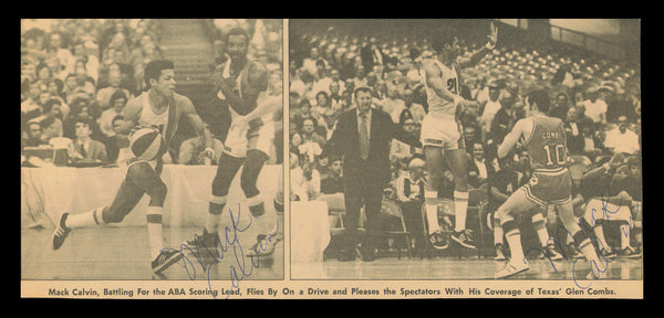 Mack Calvin Autographed 5x10 Magazine Photo Florida (Signed Twice) SKU #237939