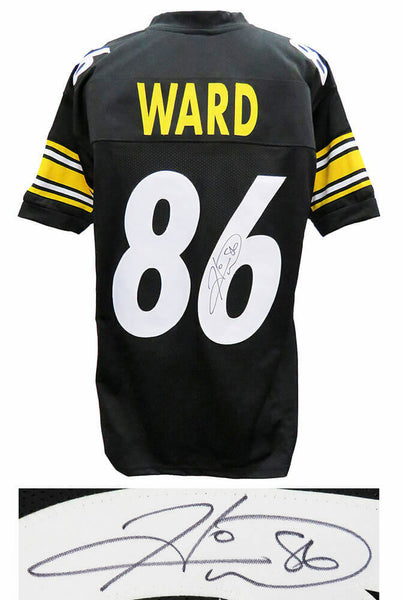 Hines Ward Pittsburgh Steelers Signed Black Football Jersey - SCHWARTZ