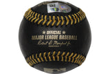 Alec Bohm Autographed Philadelphia Phillies OML Black Baseball FAN 46642