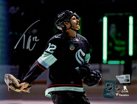 Tye Kartye Autographed/Signed Seattle Kraken 8x10 Photo Fanatics 54413