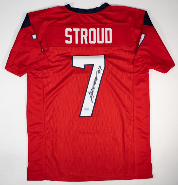 C. J. Stroud Signed Houston Texans Jersey (Beckett) Ex-Ohio State Buckeyes Q.B.