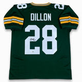 AJ Dillon Autographed SIGNED Jersey - Green - Beckett Authentic