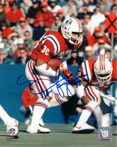 Mosi Tatupu New England Patriots Signed Away 8x10 Photo Patriots Alumni COA